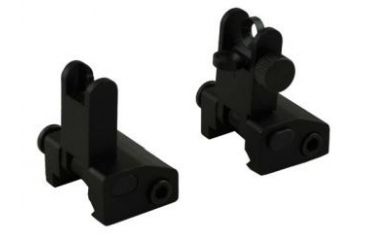 Image of TacFire Offset Deployable Iron Sight, Dual Aperture/Spring-Loaded, Black, IS002