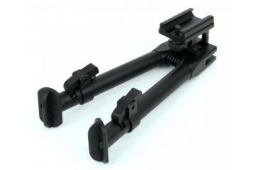 Image of Tacfire AR Handguard Rail Bipod-Short, Black BP-ARS