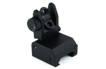 Image of Tacfire AR Rear Same Plane/Low Profile Flip-Up Iron Sight, Black IS005
