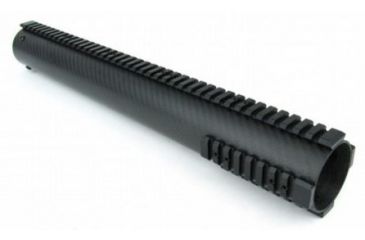 Image of Tacfire AR10/.308 Carbon Fiber Free Float Hand Guard/Detachable Rails/Extended Length 16.5in, Black HG06-308-16.5