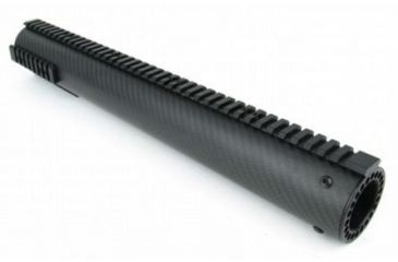 Image of Tacfire AR10/.308 Carbon Fiber Free Float Hand Guard/Detachable Rails/Extended Length 16.5in, Black HG06-308-16.5