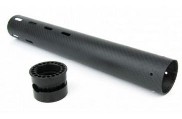 Image of Tacfire AR10/.308 Carbon Fiber Free Float Hand Guard/Detachable Rails/Extra Length 15in, Black HG06-308-15