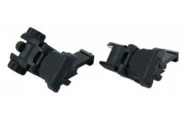 Image of TacFire 45 Degree Offset Deployable Front and Rear Sight, Black, IS008B-45