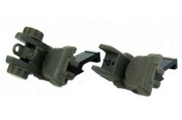 Image of TacFire 45 Degree Offset Deployable Front and Rear Sight, Green, IS008OD-45