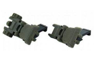 Image of TacFire 45 Degree Offset Deployable Front and Rear Sight, Green, IS008OD-45