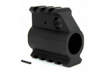 Image of Tacfire AR15/.750 High Profile Gas Block/Mil-Spec/Alum. w/Pin &amp; Top/Bottom Rail, Black MAR003