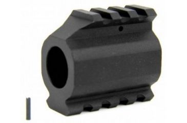 Image of Tacfire AR15/.750 Low Profile Gas Block/Mil-Spec/Alum. w/Pin &amp; Top/Bottom Rail, Black MAR002