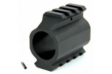 Image of Tacfire AR15/.936 Low Profile Gas Block/Mil-Spec/Alum. w/Pin &amp; Top/Bottom Rail, Black MAR002-BB