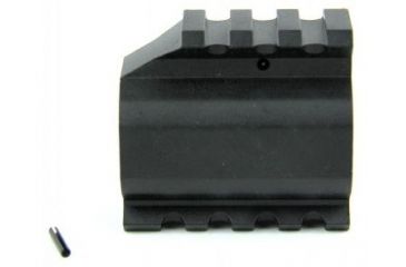 Image of Tacfire AR15/.936 Low Profile Gas Block/Mil-Spec/Alum. w/Pin &amp; Top/Bottom Rail, Black MAR002-BB
