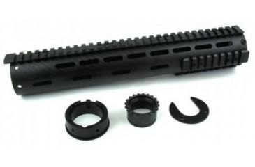 Image of Tacfire AR15 Carbon Fiber Free Float Hand Guard/Detachable Rails/Carbine Length 7in, Black HG06-7