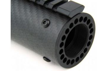 Image of Tacfire AR15 Carbon Fiber Free Float Hand Guard/Detachable Rails/Extended Length 16.5in, Black HG06-16.5