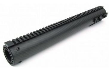 Image of Tacfire AR15 Carbon Fiber Free Float Hand Guard/Detachable Rails/Extended Length 16.5in, Black HG06-16.5