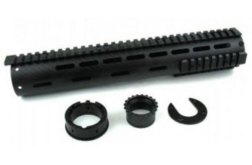 Image of Tacfire AR15 Carbon Fiber Free Float Hand Guard/Detachable Rails/Mid Length/10in, Black HG06-10