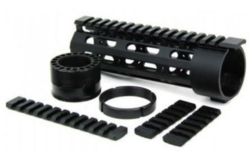 Image of Tacfire AR15 Free Float Quad Rail/Detachable Rails/7in Carbine Length, Black HG03-7