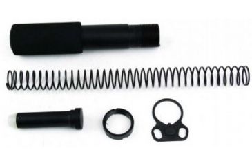 Image of Tacfire AR15 Pistol Buffer Tube Kit w/Ambi. Dual Loop Sling Adapter, Black MAR049-B