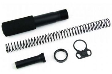Image of Tacfire AR15 Pistol Buffer Tube Kit w/Ambi. Dual Loop Sling Adapter, Black MAR049-B