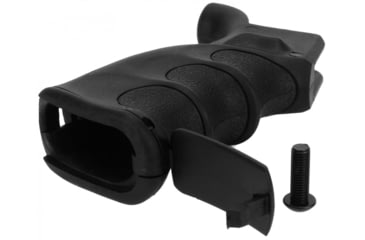Image of Tacfire AR15 Pistol Grip, Hinged Door Bottom, Black PGAR-B