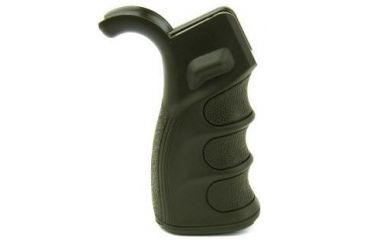 Image of Tacfire AR15 Pistol Grip/Od Green, Slide Off Bottom, Black PGAR-OD