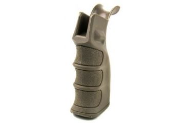 Image of Tacfire AR15 Pistol Grip/Tan, Slide Off Bottom, Black PGAR-T