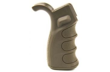 Image of Tacfire AR15 Pistol Grip/Tan, Slide Off Bottom, Black PGAR-T