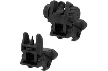 Image of TacFire Same Plane Top Mounted Deployable Front and Rear Sight, Black, IS008B