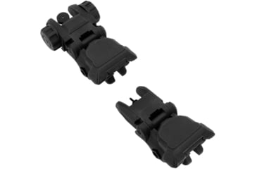 Image of TacFire Same Plane Top Mounted Deployable Front and Rear Sight, Black, IS008B
