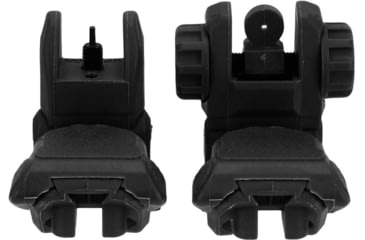 Image of TacFire Same Plane Top Mounted Deployable Front and Rear Sight, Black, IS008B