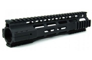 Image of Tacfire AR15 Ultra-Slim Clamp-On Free Float Quad Rail 10in/Mid Length, Version 2, Black HG07-10, EDEMO1