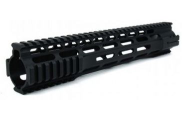Image of Tacfire AR15 Ultra-Slim Clamp-On Free Float Quad Rail 12in/Rifle Length, Version 2, Black HG07-12, EDEMO1