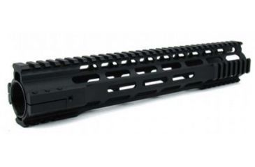 Image of Tacfire AR15 Ultra-Slim Clamp-On Free Float Quad Rail 12in/Rifle Length, Version 2, Black HG07-12, EDEMO1