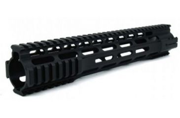 Image of Tacfire AR15 Ultra-Slim Clamp-On Free Float Quad Rail 15in/Extra Length, Version 2, Black HG07-15