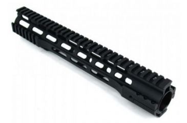 Image of Tacfire AR15 Ultra-Slim Clamp-On Free Float Quad Rail 15in/Extra Length, Version 2, Black HG07-15