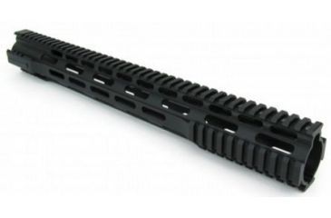 Image of Tacfire AR15 Ultra-Slim Clamp-On Free Float Quad Rail 16.5in/Extended Length, Version 2, Black HG07-16.5