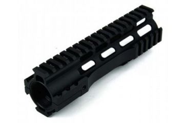 Image of Tacfire AR15 Ultra-Slim Clamp-On Free Float Quad Rail 7in/Carbine Length, Version 2, Black HG07-7