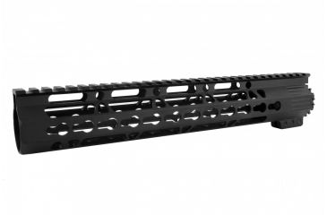 Image of Tacfire AR15 Ultra Slim Clamp-on KeyMod Free Float Hand Guard w/Detachable Rails/GEN 2, Black, 12in, HG10-12