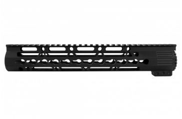 Image of Tacfire AR15 Ultra Slim Clamp-on KeyMod Free Float Hand Guard w/Detachable Rails/GEN 2, Black, 12in, HG10-12