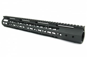 Image of Tacfire AR15 Ultra Slim KeyMod Free Float Hand Guard w/Detachable Rails, Black, 12in, HG09-12, EDEMO1