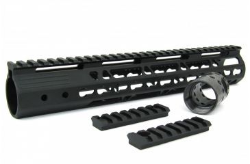 Image of Tacfire AR15 Ultra Slim KeyMod Free Float Hand Guard w/Detachable Rails, Black, 15in, HG09-15