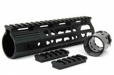 Image of Tacfire AR15 Ultra Slim KeyMod Free Float Hand Guard w/Detachable Rails, Black, 7in, HG09-7