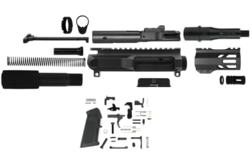Image of TacFire BASIC 5inch UNASSEMBLED 9MM PISTOL BUILD KIT, BLACK, PK9MM-LPK-5