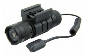 Image of Tacfire Compact Rifle Green Laser w/Pressure Switch, Black LZ001G