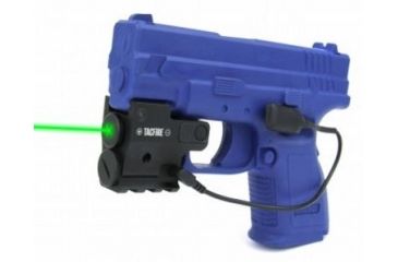 Image of Tacfire Compact/Sub-Compact Pistol Low Temp Green Laser w/Picatinny Rail/Pressure Switch Gen 2, Black LZ002G