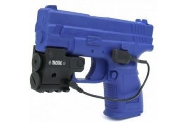 Image of Tacfire Compact/Sub-Compact Pistol Low Temp Green Laser w/Picatinny Rail/Pressure Switch Gen 2, Black LZ002G