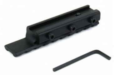 Image of Tacfire Dovetail To Weaver Base Mount, Black MRU004
