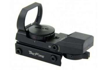 Image of Tacfire Dual Illuminated Reflex Sight With 4 Different Reticles, Black RD007