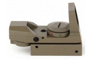 Image of Tacfire Dual Illuminated Reflex Sight With 4 Different Reticles, Tan RD007-T
