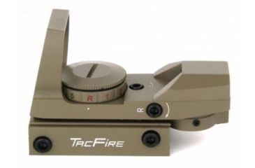 Image of Tacfire Dual Illuminated Reflex Sight With 4 Different Reticles, Tan RD007-T