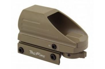 Image of Tacfire Dual IlluminatedSights w/4 Different Reticles, Extended Hood Housing, Tan RD006-T