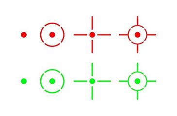 Image of Tacfire Dual IlluminatedSights w/4 Different Reticles, Extended Hood Housing, Tan RD006-T