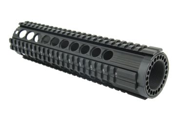 Image of TacFire Free-Float HandGuard, Quad Rail, .308, 10in, Anodized Black, Medium HG12-308-10, EDEMO2